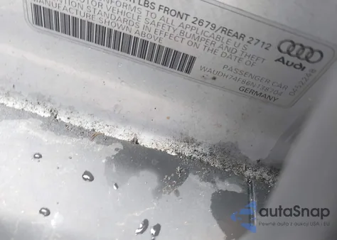 2006 Audi A6 3.2 from USA, damaged, VIN WAUDH74F86N138704